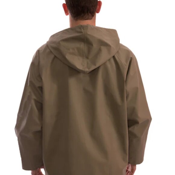 NEW Men's Tingley Magnaprene J12148 Waterproof Storm Jacket W/ Attached Hood! - Picture 4 of 6